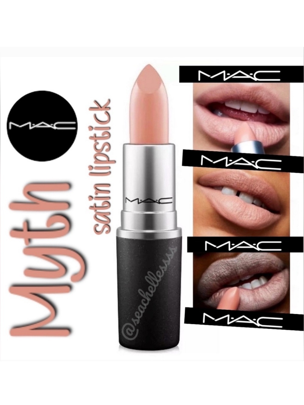 MAC Cosmetics Myth Satin Lipstick Brand New In Box Authentic